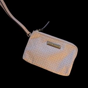 Tommy Hilfiger Cream Wristlet